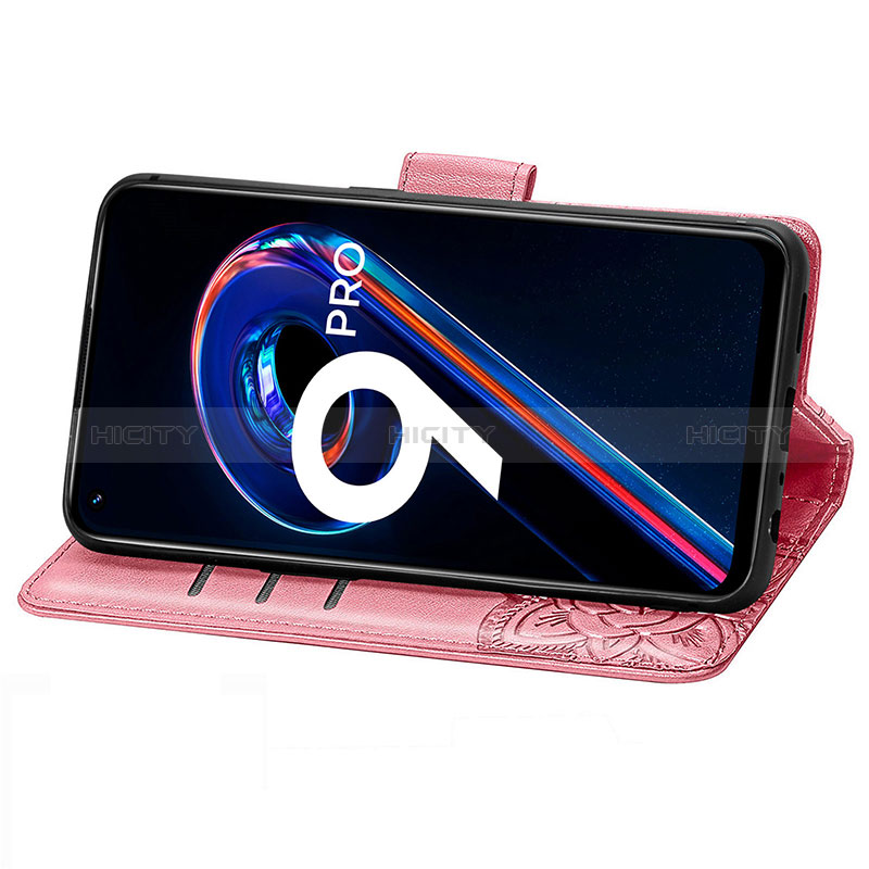 Funda de Cuero Cartera con Soporte Mariposa Carcasa para Realme 9 5G