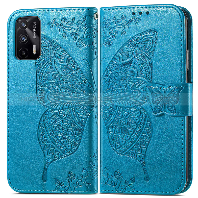 Funda de Cuero Cartera con Soporte Mariposa Carcasa para Realme GT 5G