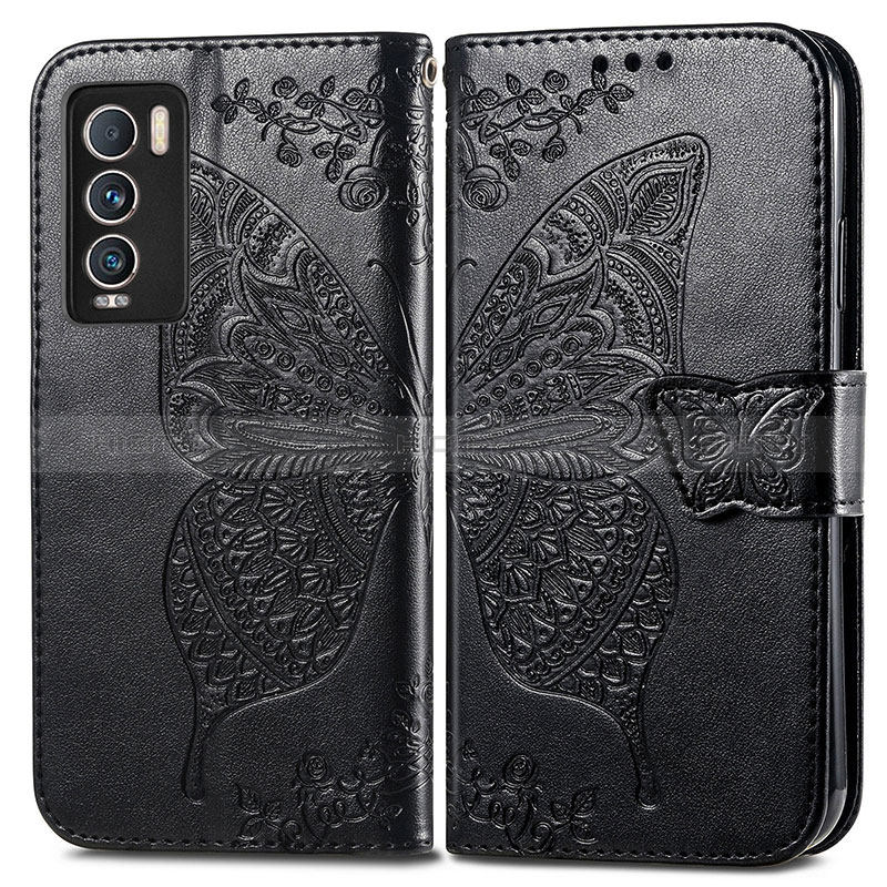 Funda de Cuero Cartera con Soporte Mariposa Carcasa para Realme GT Master Explorer 5G