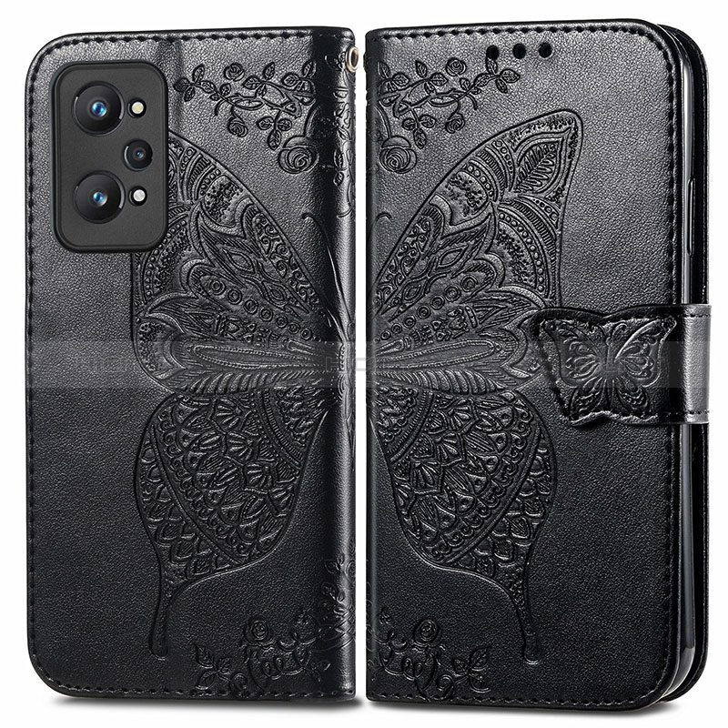 Funda de Cuero Cartera con Soporte Mariposa Carcasa para Realme GT Neo 3T 5G