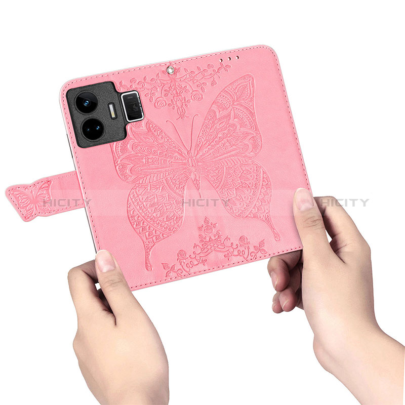 Funda de Cuero Cartera con Soporte Mariposa Carcasa para Realme GT Neo5 240W 5G