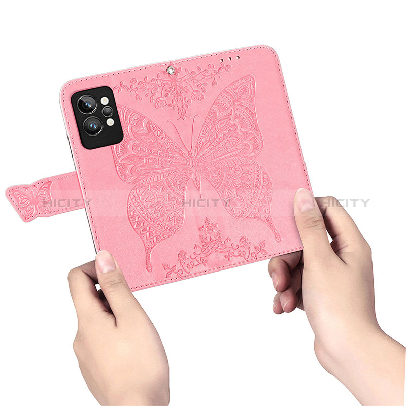 Funda de Cuero Cartera con Soporte Mariposa Carcasa para Realme GT2 Pro 5G