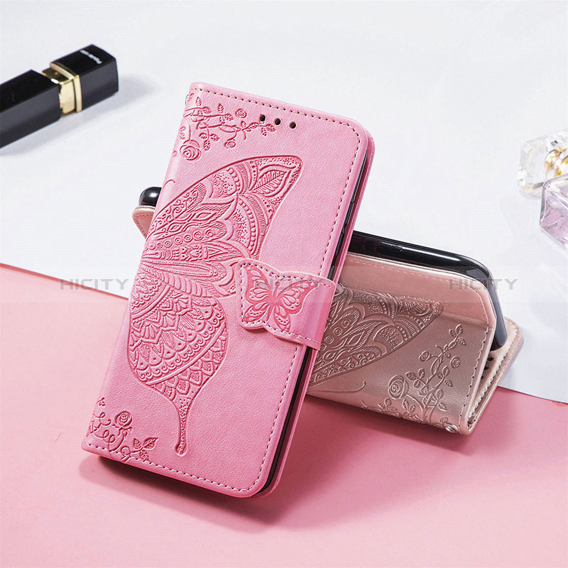 Funda de Cuero Cartera con Soporte Mariposa Carcasa para Realme Narzo 50 4G