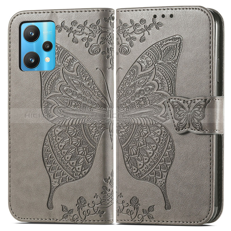 Funda de Cuero Cartera con Soporte Mariposa Carcasa para Realme V25 5G