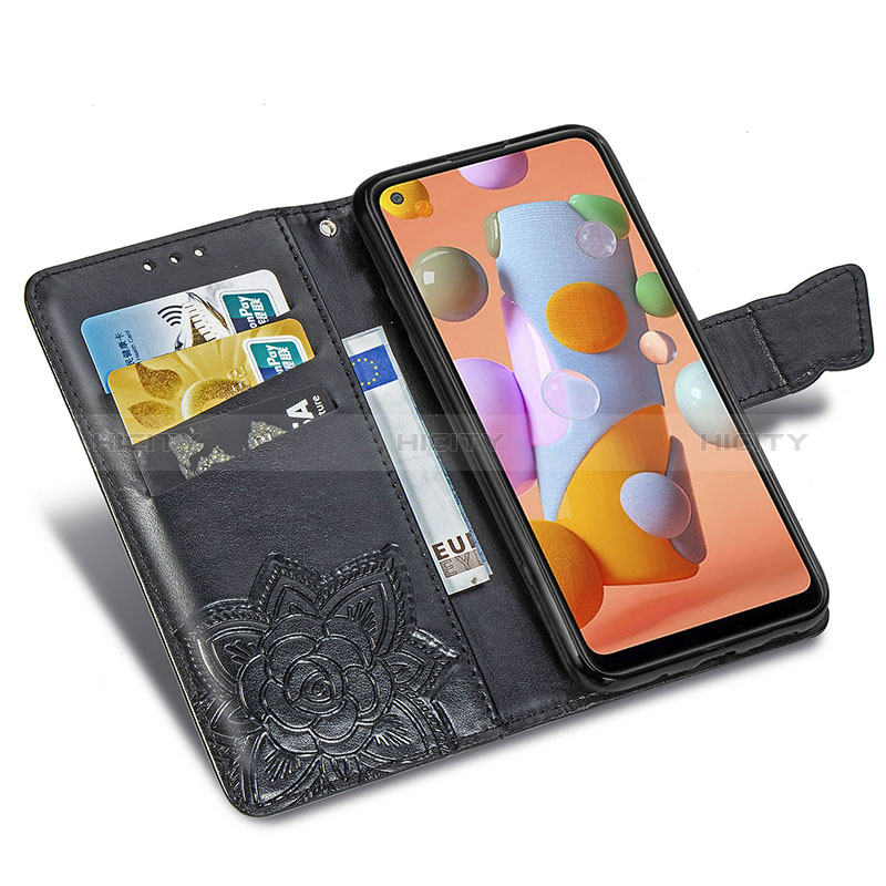 Funda de Cuero Cartera con Soporte Mariposa Carcasa para Samsung Galaxy A11