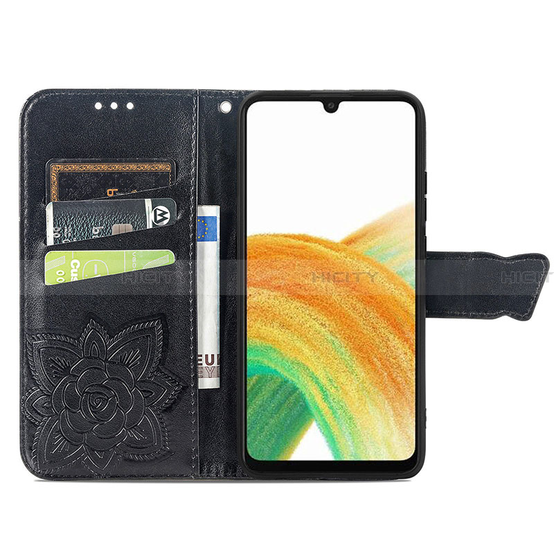 Funda de Cuero Cartera con Soporte Mariposa Carcasa para Samsung Galaxy A13 4G