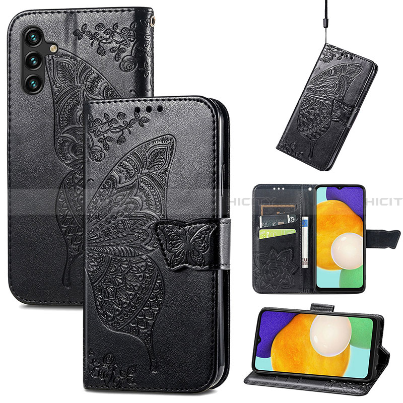 Funda de Cuero Cartera con Soporte Mariposa Carcasa para Samsung Galaxy A13 5G