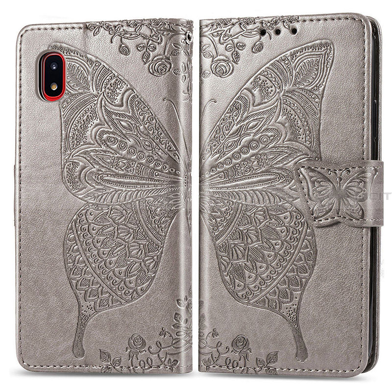 Funda de Cuero Cartera con Soporte Mariposa Carcasa para Samsung Galaxy A20 SC-02M SCV46