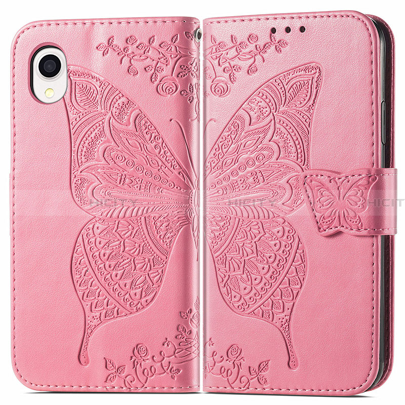 Funda de Cuero Cartera con Soporte Mariposa Carcasa para Samsung Galaxy A22 5G SC-56B