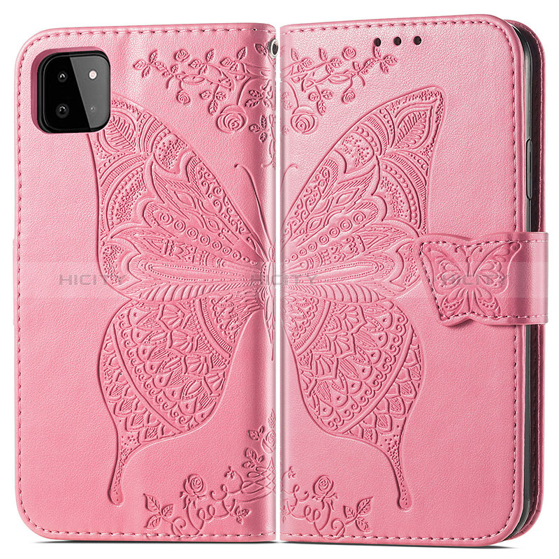 Funda de Cuero Cartera con Soporte Mariposa Carcasa para Samsung Galaxy A22s 5G