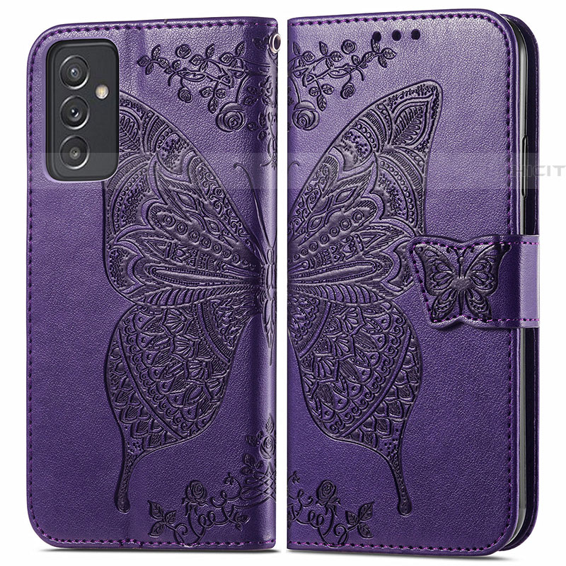 Funda de Cuero Cartera con Soporte Mariposa Carcasa para Samsung Galaxy A24 4G