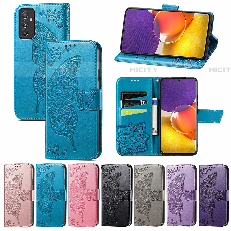 Funda de Cuero Cartera con Soporte Mariposa Carcasa para Samsung Galaxy A24 4G