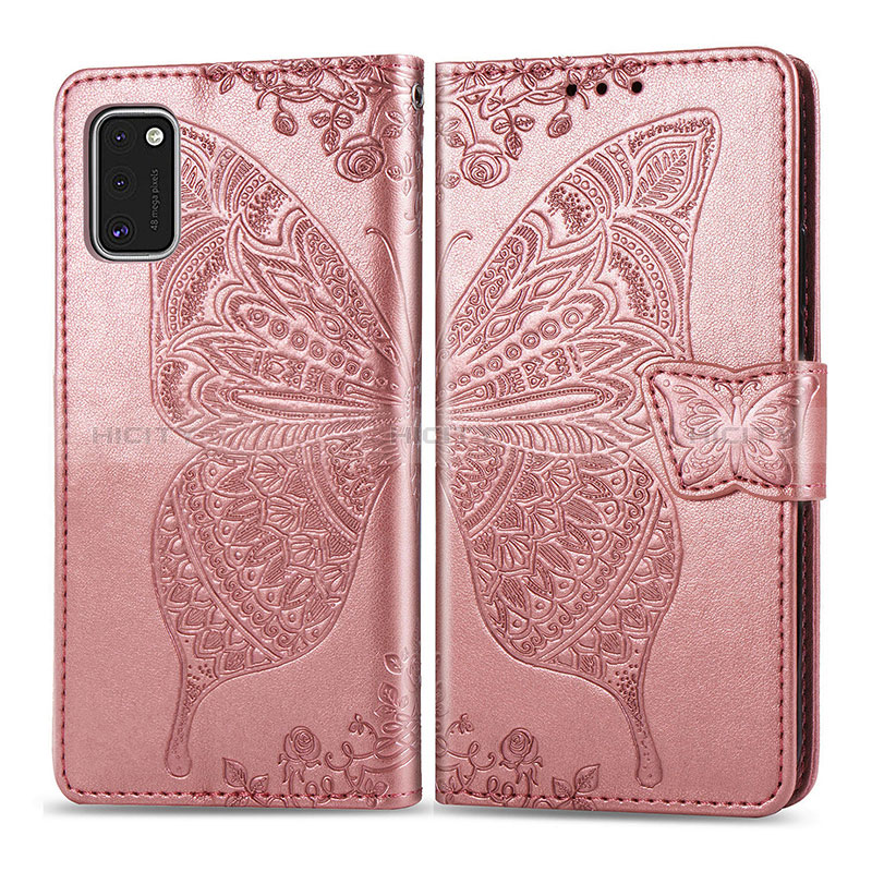 Funda de Cuero Cartera con Soporte Mariposa Carcasa para Samsung Galaxy A41