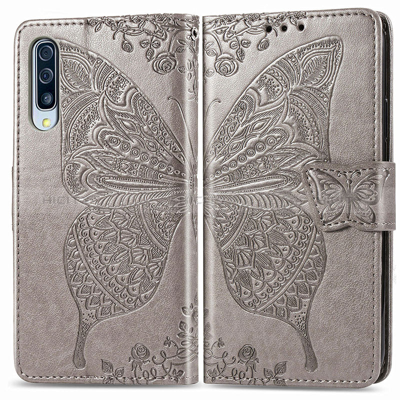 Funda de Cuero Cartera con Soporte Mariposa Carcasa para Samsung Galaxy A50