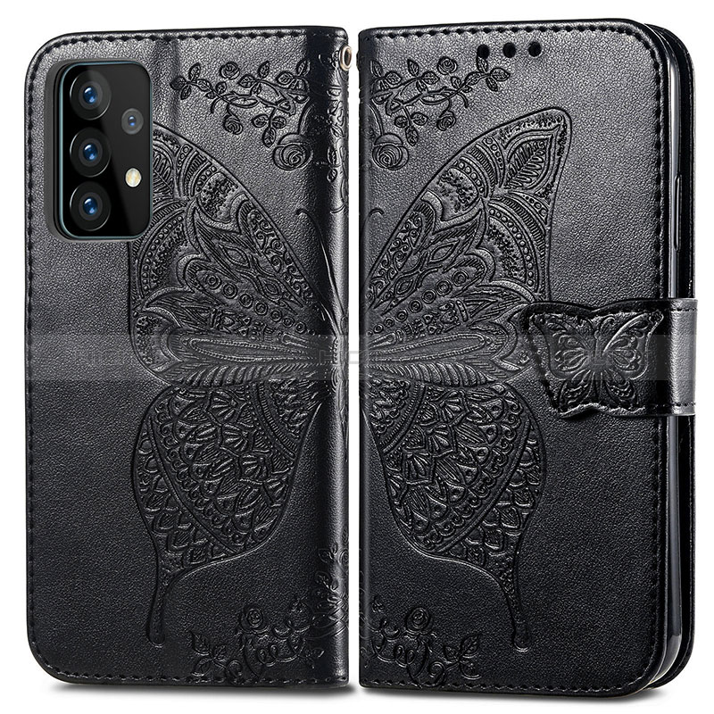 Funda de Cuero Cartera con Soporte Mariposa Carcasa para Samsung Galaxy A52s 5G