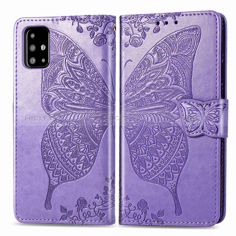 Funda de Cuero Cartera con Soporte Mariposa Carcasa para Samsung Galaxy A71 5G