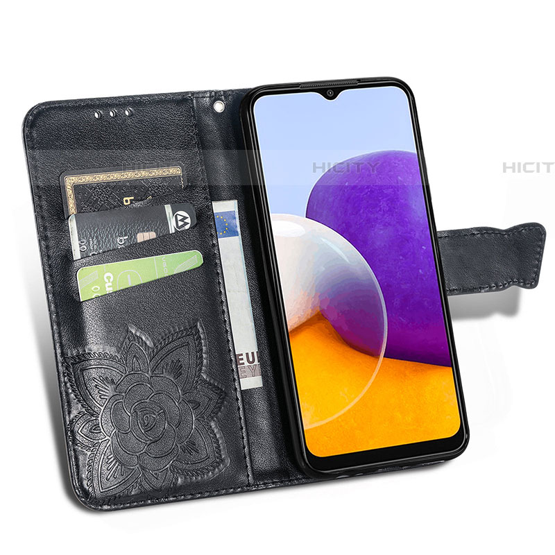 Funda de Cuero Cartera con Soporte Mariposa Carcasa para Samsung Galaxy F42 5G