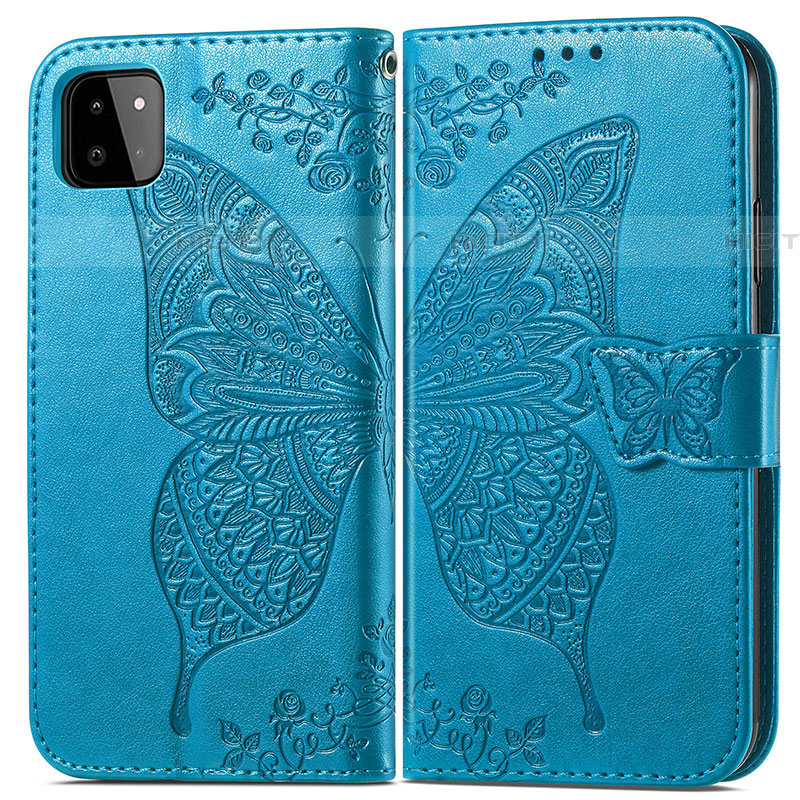 Funda de Cuero Cartera con Soporte Mariposa Carcasa para Samsung Galaxy F42 5G