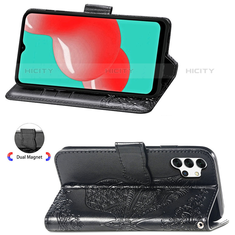 Funda de Cuero Cartera con Soporte Mariposa Carcasa para Samsung Galaxy M32 5G