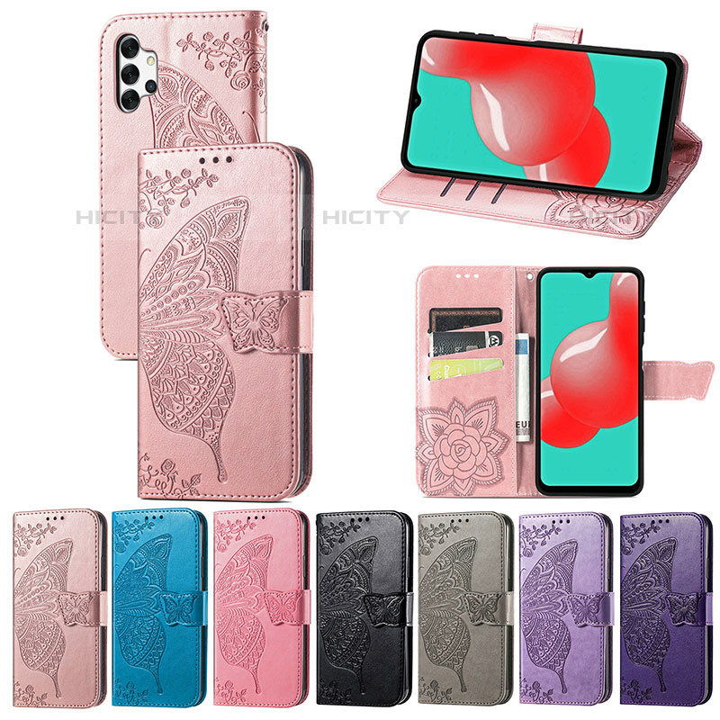 Funda de Cuero Cartera con Soporte Mariposa Carcasa para Samsung Galaxy M32 5G