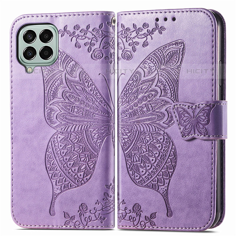 Funda de Cuero Cartera con Soporte Mariposa Carcasa para Samsung Galaxy M33 5G