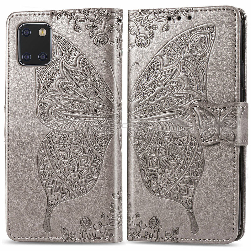 Funda de Cuero Cartera con Soporte Mariposa Carcasa para Samsung Galaxy M60s