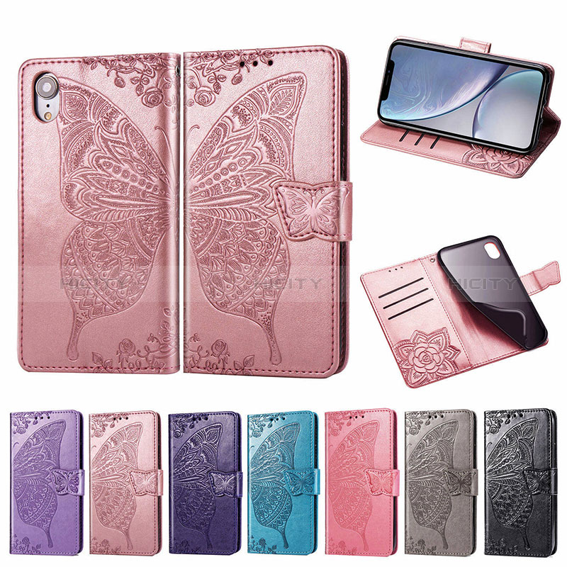 Funda de Cuero Cartera con Soporte Mariposa Carcasa para Samsung Galaxy M60s