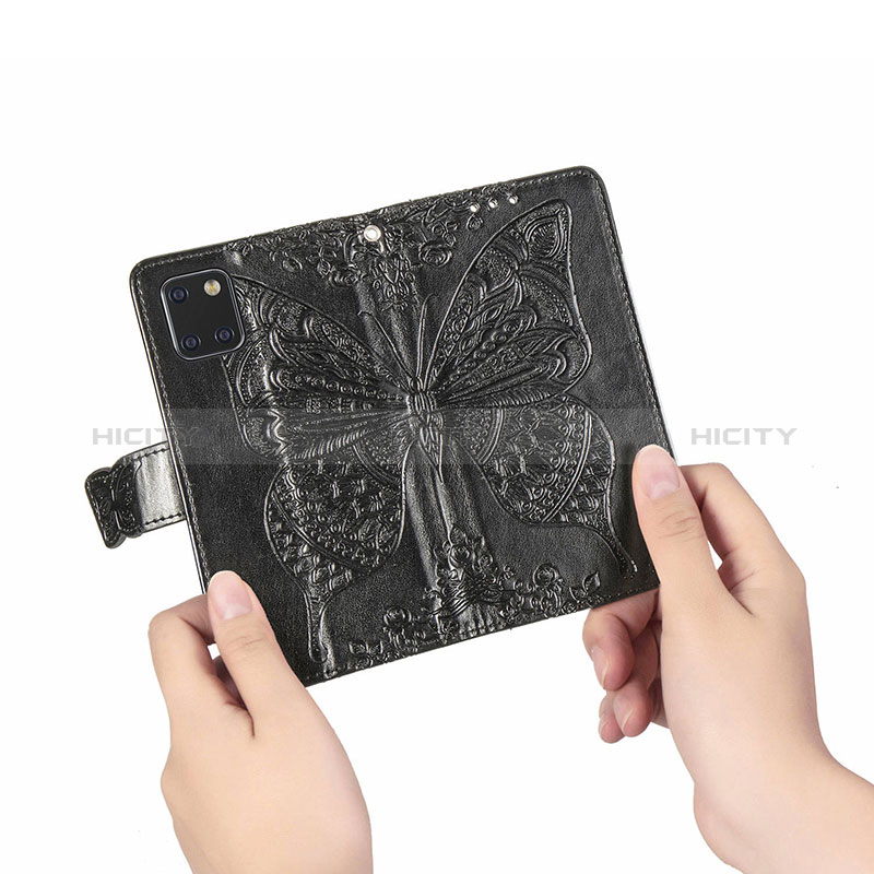 Funda de Cuero Cartera con Soporte Mariposa Carcasa para Samsung Galaxy Note 10 Lite