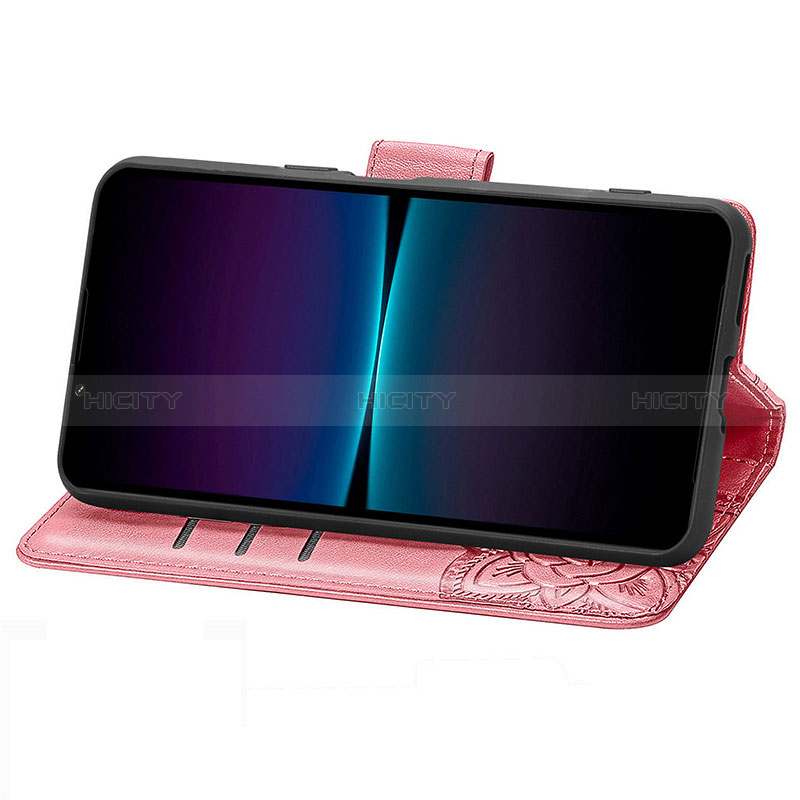 Funda de Cuero Cartera con Soporte Mariposa Carcasa para Sony Xperia 1 IV SO-51C