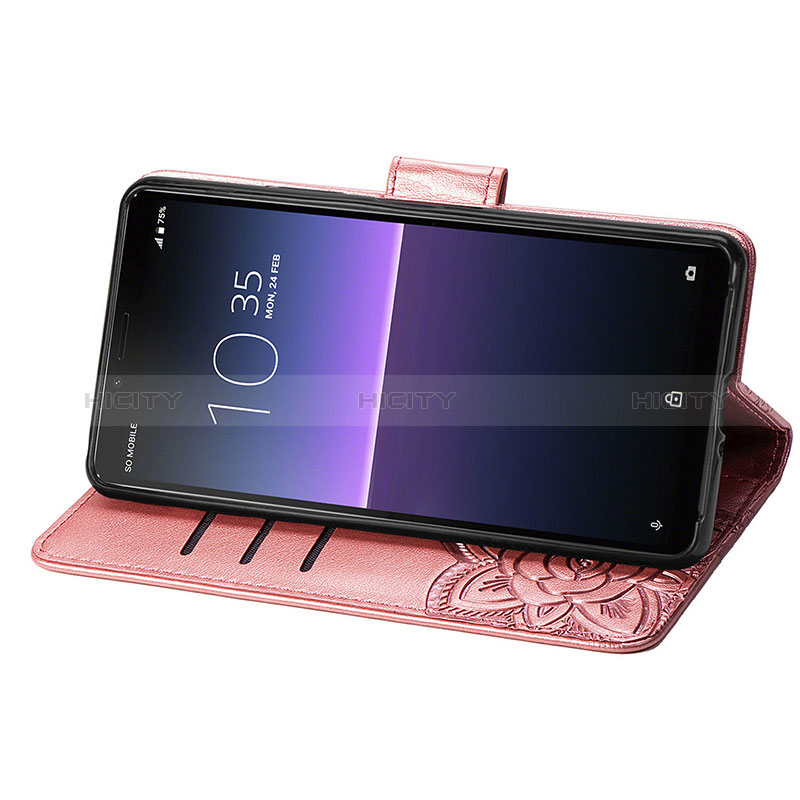 Funda de Cuero Cartera con Soporte Mariposa Carcasa para Sony Xperia 10 II