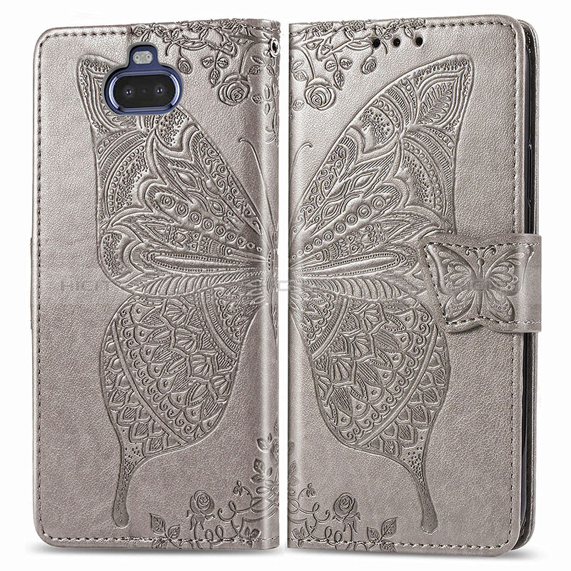 Funda de Cuero Cartera con Soporte Mariposa Carcasa para Sony Xperia 8