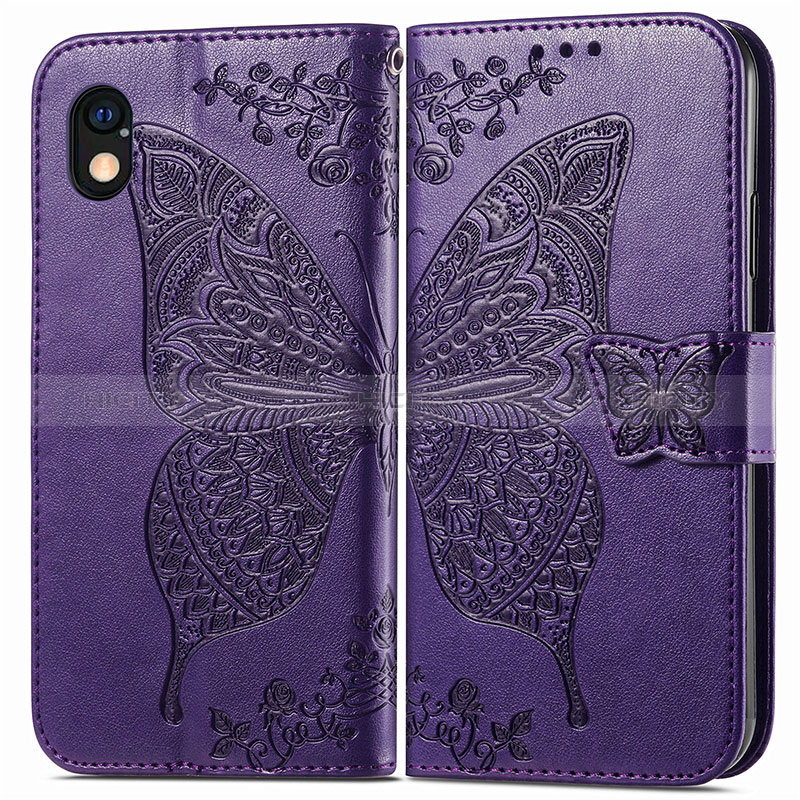 Funda de Cuero Cartera con Soporte Mariposa Carcasa para Sony Xperia Ace III SOG08