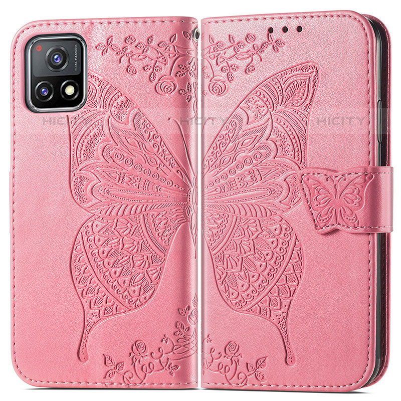 Funda de Cuero Cartera con Soporte Mariposa Carcasa para Vivo iQOO U3x 5G