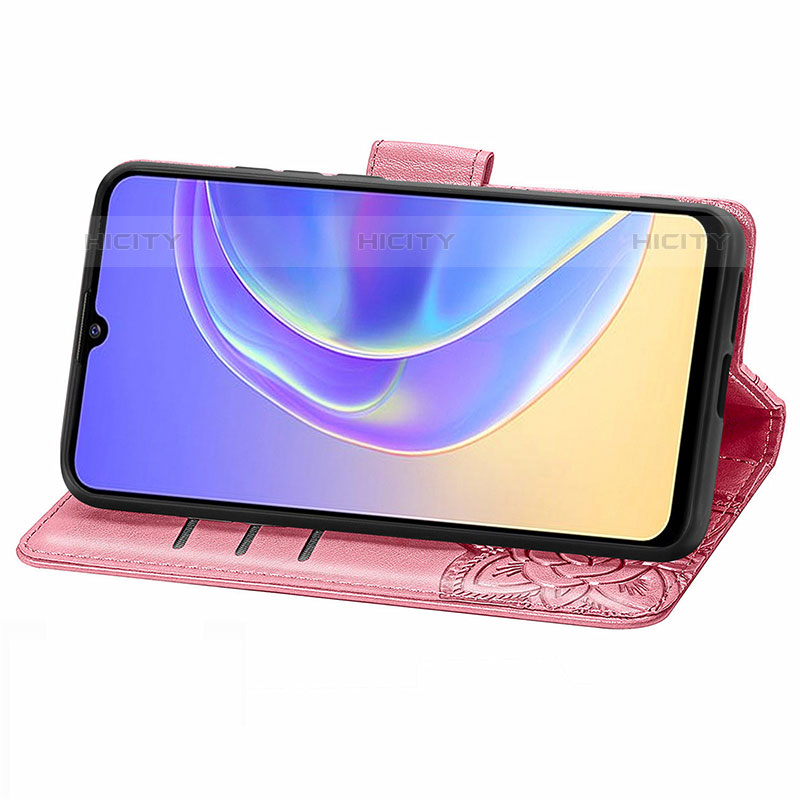 Funda de Cuero Cartera con Soporte Mariposa Carcasa para Vivo V21e 5G