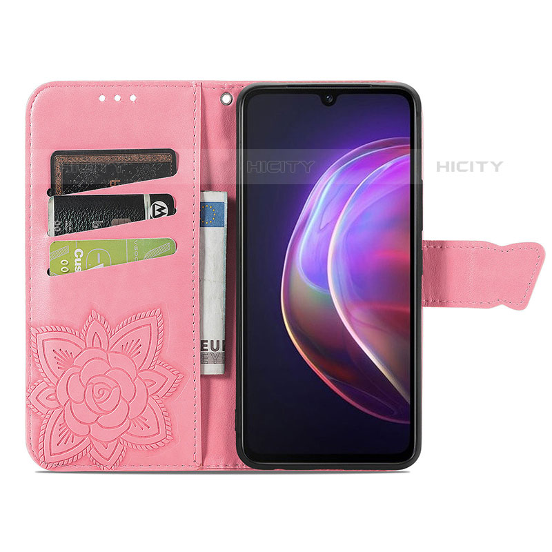 Funda de Cuero Cartera con Soporte Mariposa Carcasa para Vivo V21s 5G