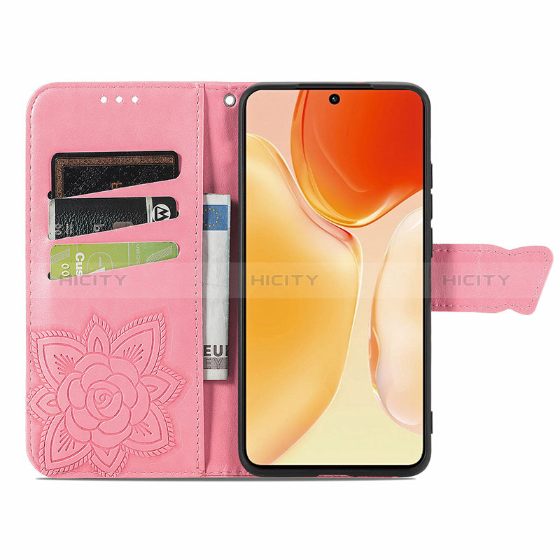 Funda de Cuero Cartera con Soporte Mariposa Carcasa para Vivo X70t