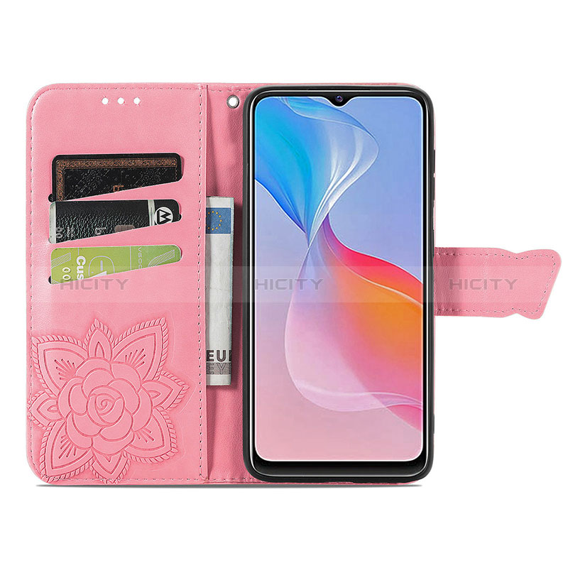 Funda de Cuero Cartera con Soporte Mariposa Carcasa para Vivo Y32 4G