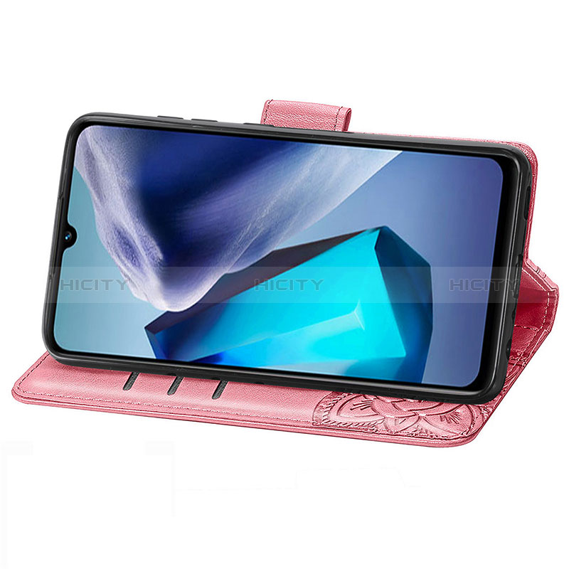 Funda de Cuero Cartera con Soporte Mariposa Carcasa para Vivo Y55 4G