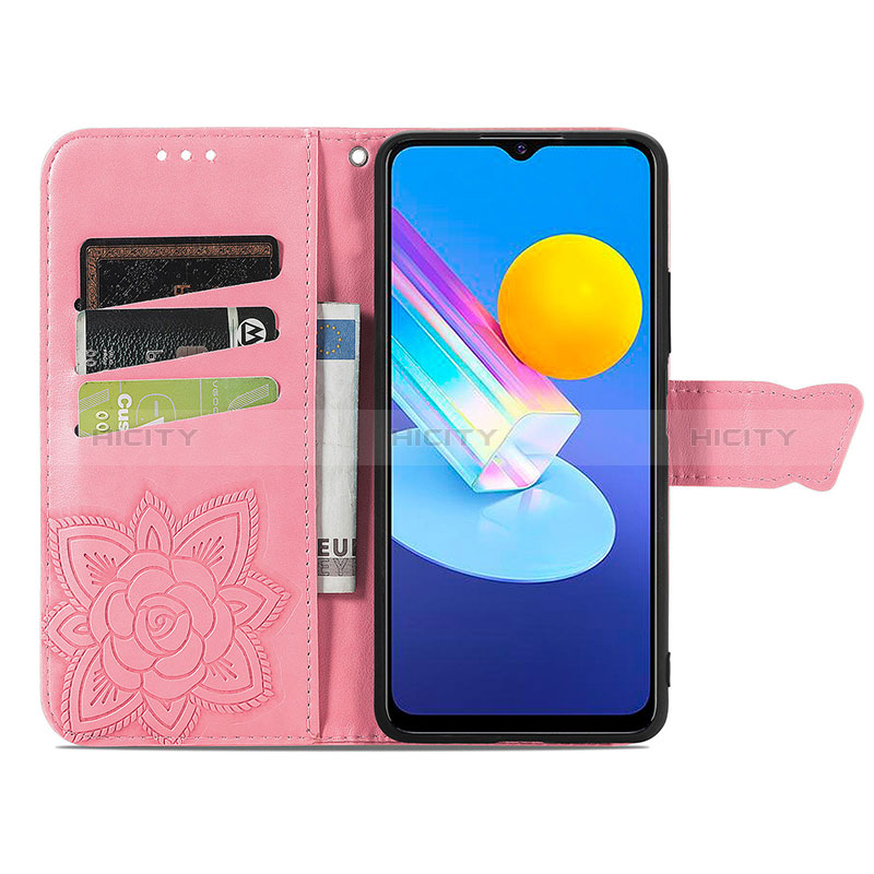 Funda de Cuero Cartera con Soporte Mariposa Carcasa para Vivo Y72 5G