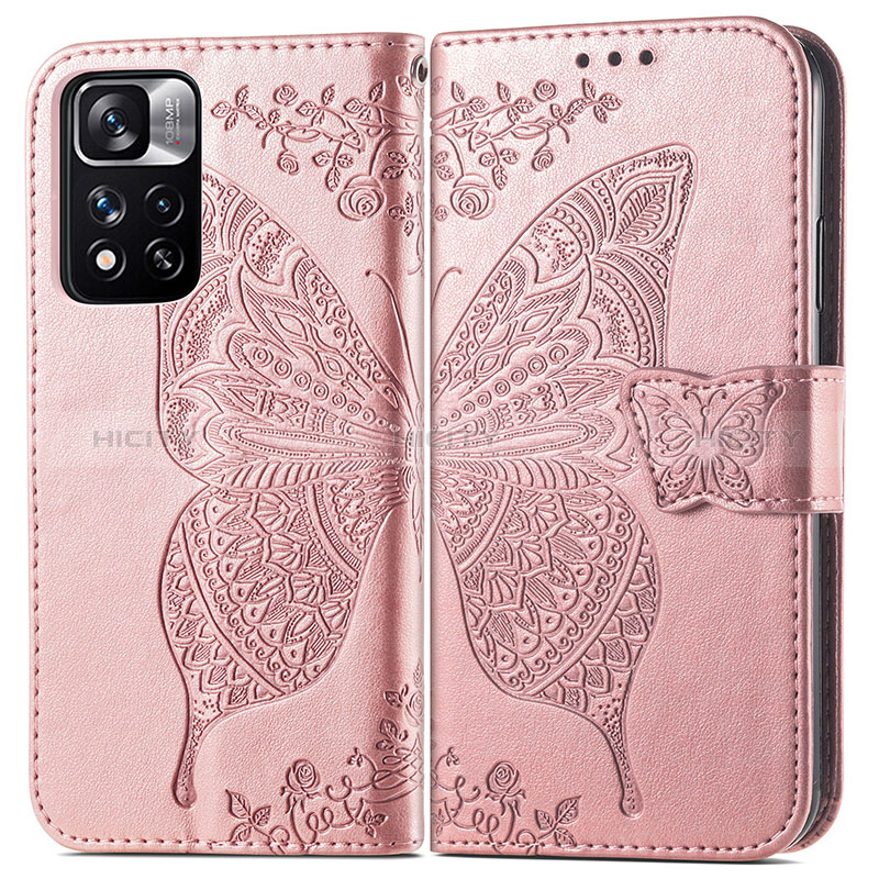 Funda de Cuero Cartera con Soporte Mariposa Carcasa para Xiaomi Mi 11i 5G (2022)