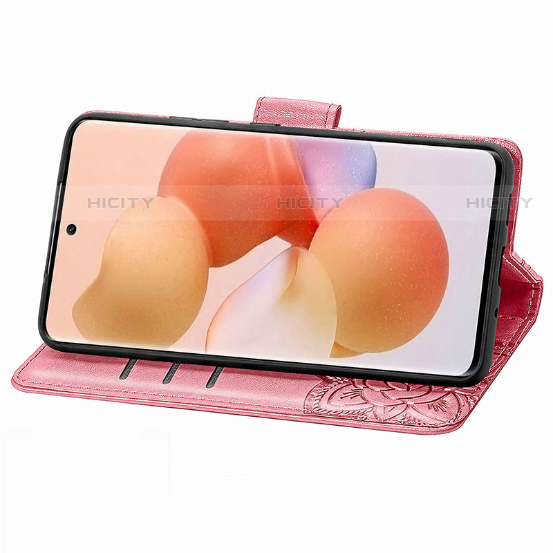 Funda de Cuero Cartera con Soporte Mariposa Carcasa para Xiaomi Mi 12S Pro 5G