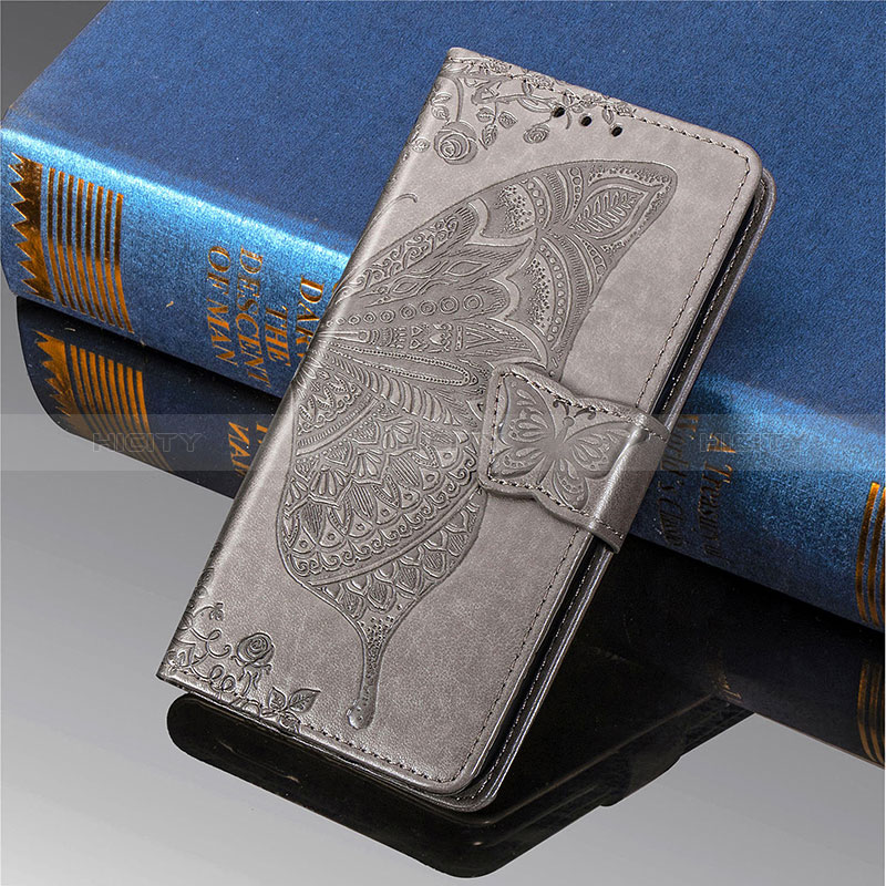 Funda de Cuero Cartera con Soporte Mariposa Carcasa para Xiaomi Redmi 9