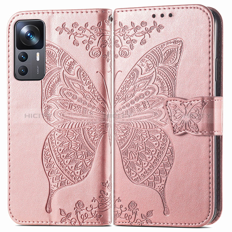 Funda de Cuero Cartera con Soporte Mariposa Carcasa para Xiaomi Redmi K50 Ultra 5G