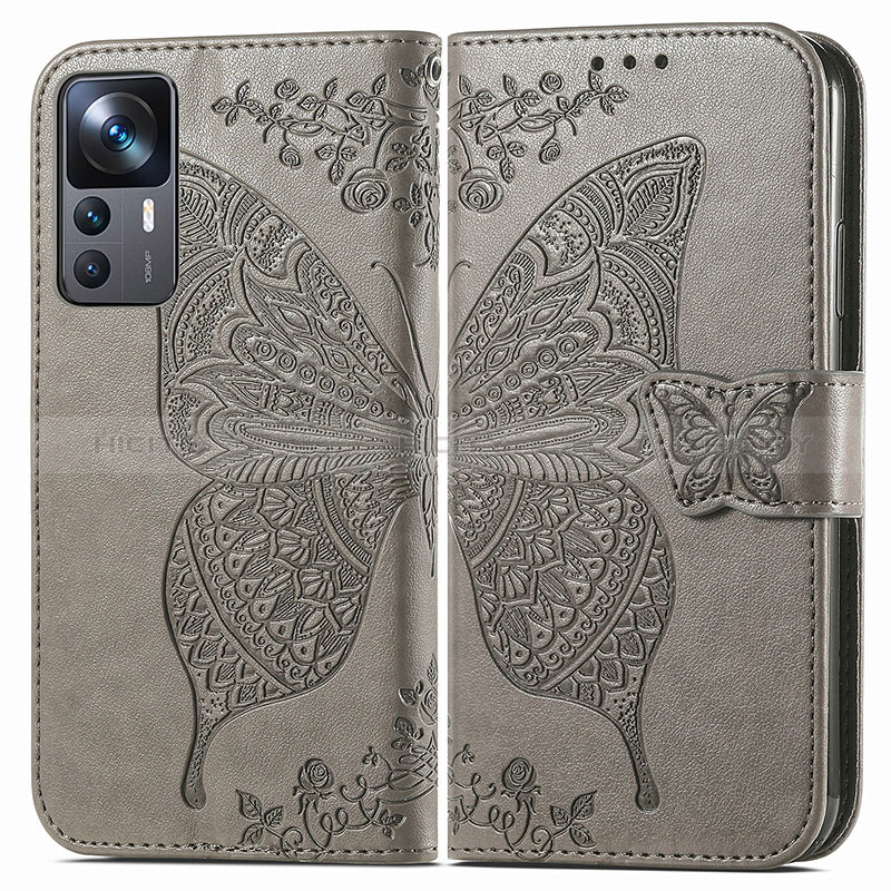 Funda de Cuero Cartera con Soporte Mariposa Carcasa para Xiaomi Redmi K50 Ultra 5G