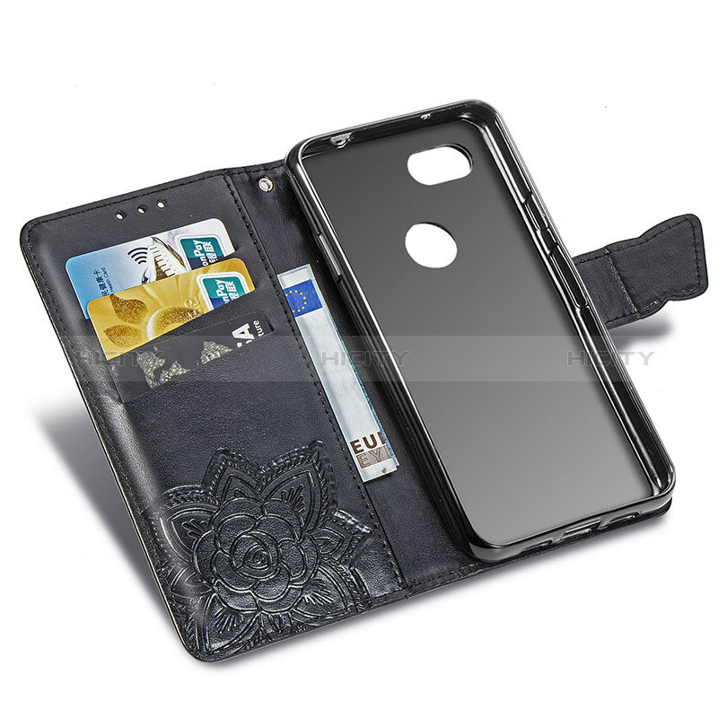 Funda de Cuero Cartera con Soporte Mariposa Carcasa S01D para Google Pixel 3a XL