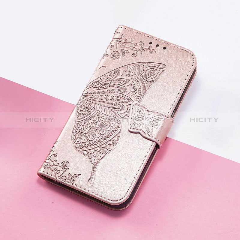 Funda de Cuero Cartera con Soporte Mariposa Carcasa S01D para Google Pixel 5