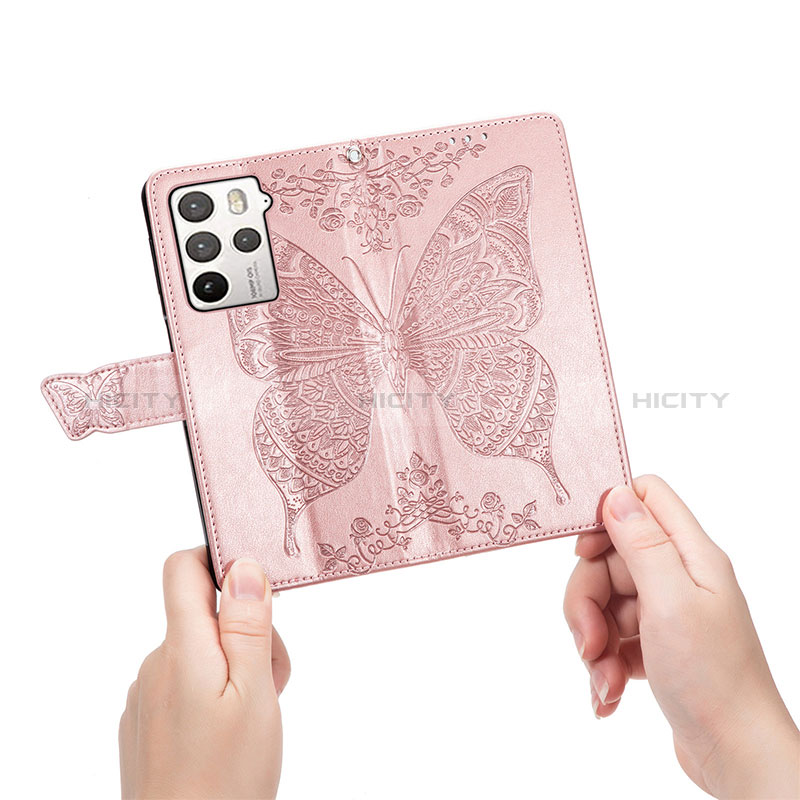 Funda de Cuero Cartera con Soporte Mariposa Carcasa S01D para HTC U23 Pro 5G