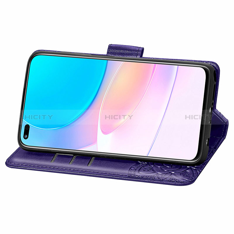 Funda de Cuero Cartera con Soporte Mariposa Carcasa S01D para Huawei Honor 50 Lite