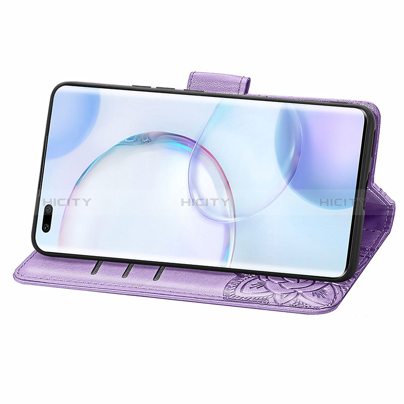 Funda de Cuero Cartera con Soporte Mariposa Carcasa S01D para Huawei Honor 50 Pro 5G