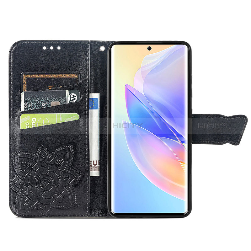 Funda de Cuero Cartera con Soporte Mariposa Carcasa S01D para Huawei Honor 60 SE 5G